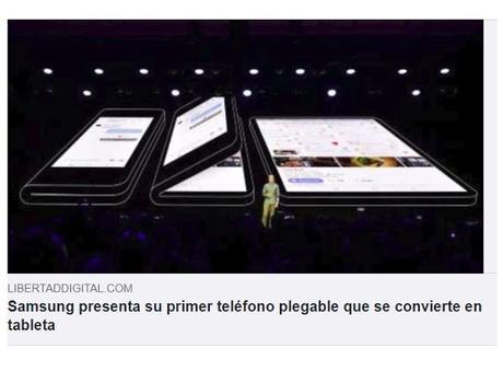 Samsung presenta su primer teléfono plegable que se convierte en tableta