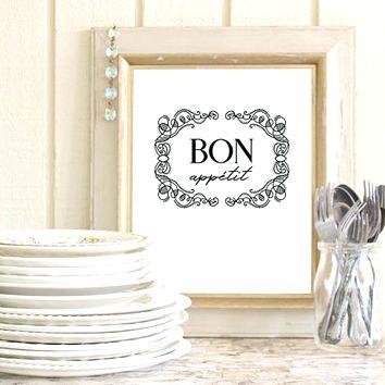 Sign Wall Art For Kitchen Decor K Bon E Que Significa En Espanol
