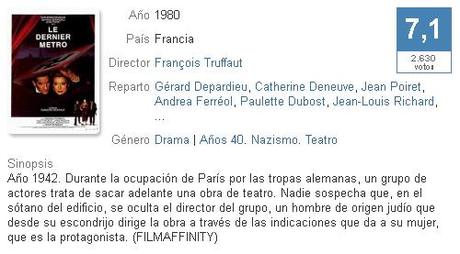 El último metro (François Truffaut-1980) Castellano-V.O.S.E.