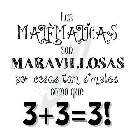 Las matemáticas son maravillosas… y por cosas muy sencillas