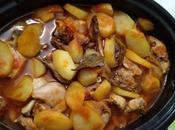 Conejo guisado cocotte