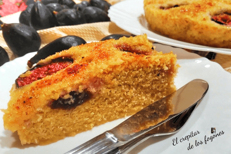 PASTEL DE BREVAS Y VAINILLA (en microondas)