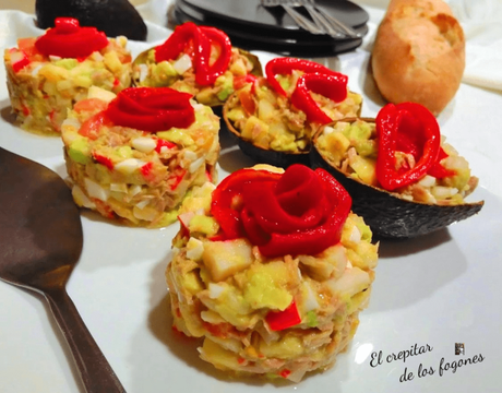 ENSALADILLA DE AGUACATE Y MANZANA