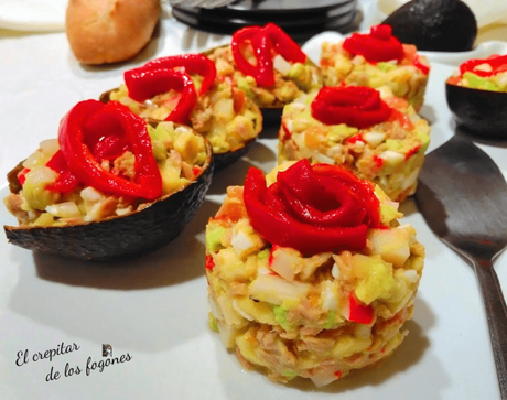 ENSALADILLA DE AGUACATE Y MANZANA
