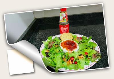 ENSALADA DE GRANADA Y ACEITE DE SÉSAMO