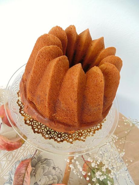 Bundt cake de calabaza y chocolate