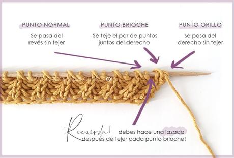 Cómo hacer un Culotte de Punto Brioche o punto inglés para bebé - Patrón y Tutorial -