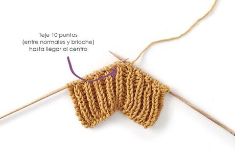 Cómo hacer un Culotte de Punto Brioche o punto inglés para bebé - Patrón y Tutorial -