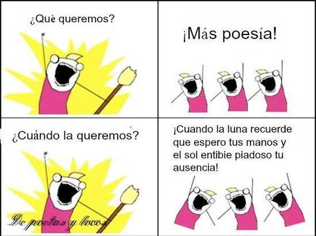 Más poesía, por favor