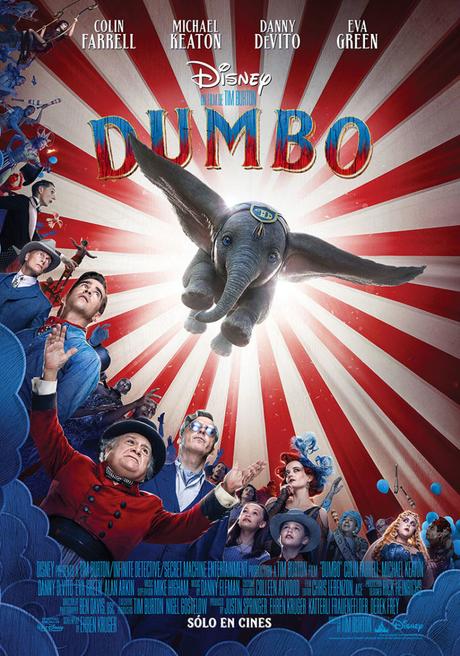 Nuevo trailer e imágenes de DUMBO, en la versión de Tim Burton