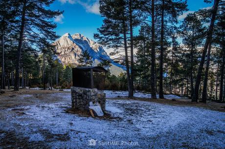 La barbacoa y el Pedraforca