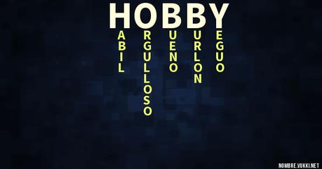 Que Es El Significado De Hobby