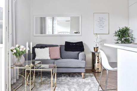 23 m2 con terraza e isla en la cocina