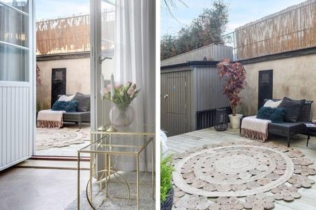 23 m2 con terraza e isla en la cocina