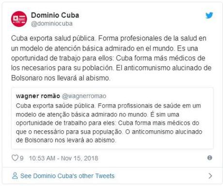 ¿Qué dice Brasil de la salida de los médicos cubanos?