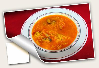 SOPA DE PESCADO Y MARISCO