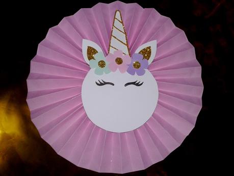🎂🎈 DIY DETALLES DE UNICORNIO: ABANICOS 🎂🎈