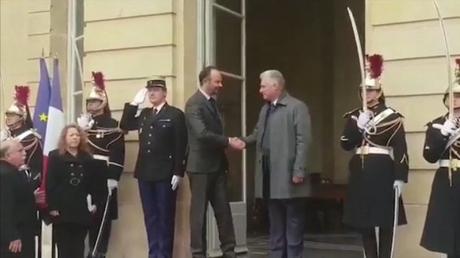 París recibe a Díaz-Canel con ánimos de intensificar la cooperación con la isla