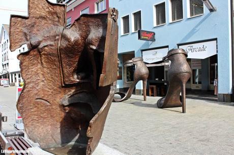 Ruta de escultura urbana en Vaduz