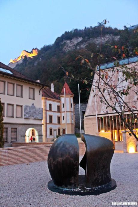 Ruta de escultura urbana en Vaduz