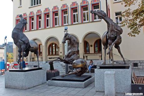 Ruta de escultura urbana en Vaduz