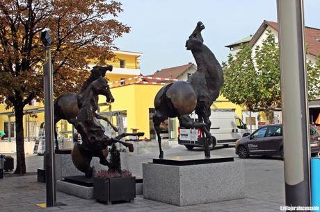 Ruta de escultura urbana en Vaduz