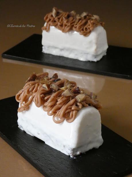 Semifrío de Turrón y Castaña Semifrío de Turrón y Castaña