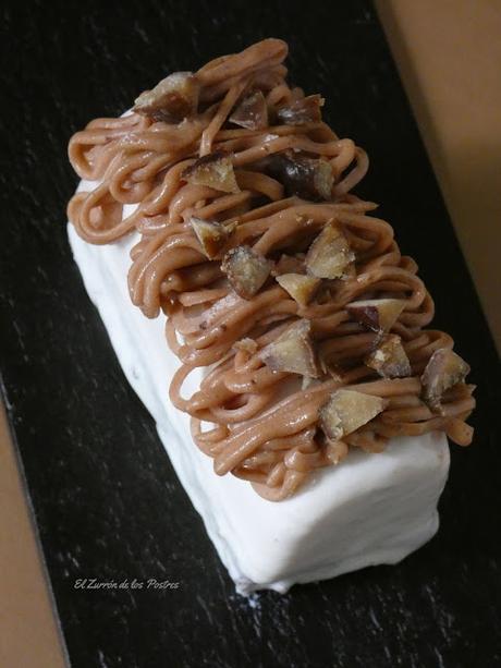 Semifrío de Turrón y Castaña Semifrío de Turrón y Castaña