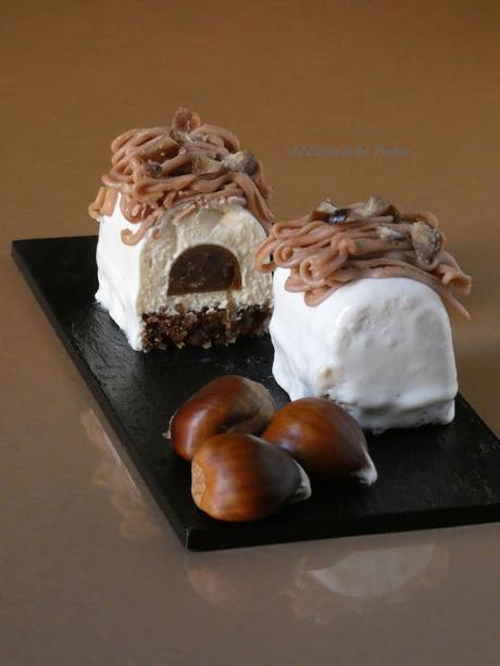 Semifrío de Turrón y Castaña Semifrío de Turrón y Castaña