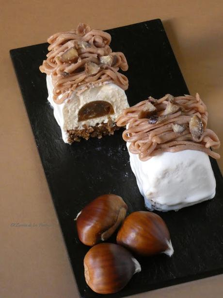 Semifrío de Turrón y Castaña Semifrío de Turrón y Castaña