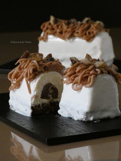 Semifrío de Turrón y Castaña Semifrío de Turrón y Castaña