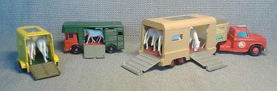 Matchbox y sus transportes de caballos