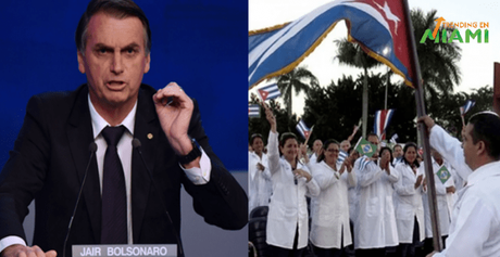 Bolsonaro confirma asilo a los médicos cubanos para que dejen de ser esclavos del régimen Bolsonaro confirma asilo a los médicos cubanos para que dejen de ser esclavos del régimen