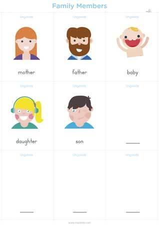 Family Members Cards