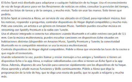 Como funciona Amazon Echo, el altavox inteligente equipado con Alexa.