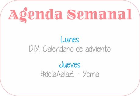 Agenda Semanal 19/11 - 25/11