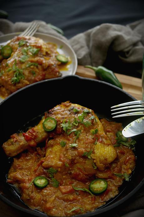 Curry de pollo o kuku paka {sabores africanos del Congo}