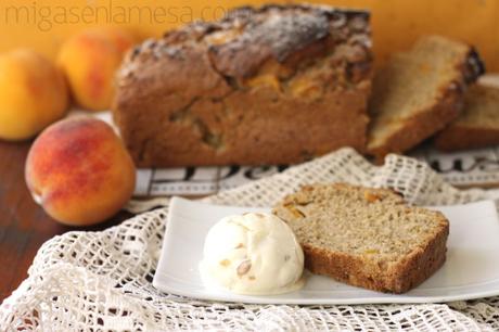 Pan dulce de melocotón