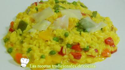 Receta fácil de Risotto de verduras