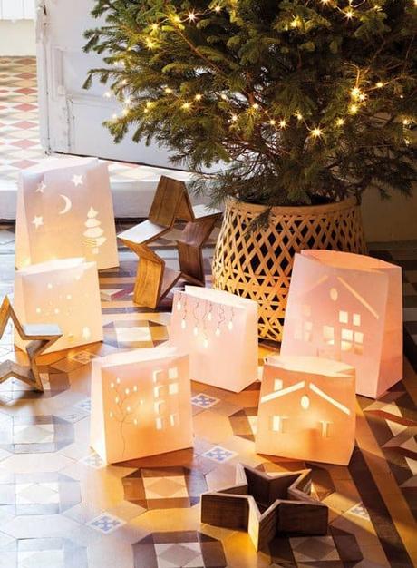 Ideas para decorar la base del árbol de Navidad