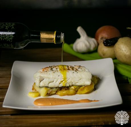 Bacalao con salsa rouille de picual