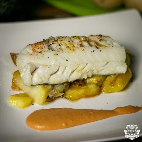 Bacalao con salsa rouille de picual