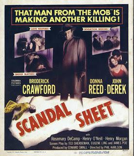 TRÁGICA INFORMACIÓN (Scandal Sheet) (USA, 1952) Intriga