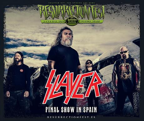 Slayer anuncian un bis en España para su gira de despedida y estarán en el Resurrection Fest 2019