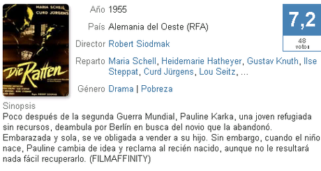 LAS RATAS-Die ratten (Robert Siodmak-1955) V.O.S.E