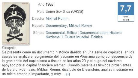 El Fascismo cotidiano VOSE - Mikhail Romm 1965