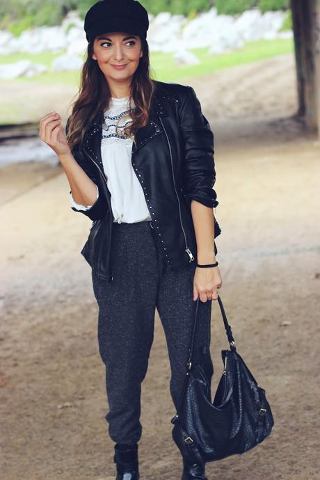 Como combinar unos pantalones chandaleros