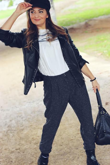 Como combinar unos pantalones chandaleros