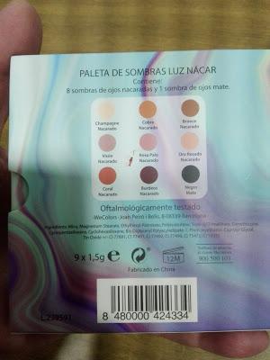 Paleta Luz Nacar Deliplus de Mercadona Imagen Paleta Luz Nacar Deliplus de Mercadona