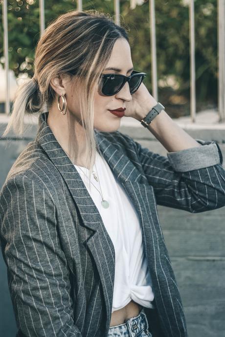 LOOK SPORT CON BLAZER DE RAYAS